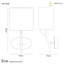 Phaidra Plastic Armed Sconce-86702343-86702344-86702347