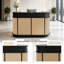 Bureau d'accueil vintage avec rangement, comptoir multifonctionnel pour bureaux, commerces, entreprises et zone d'enregistrement-1139258190-1288445560
