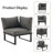 Ireona 5 - Person Modular Patio Conversation Set with Cushions-1152860445-1157202722
