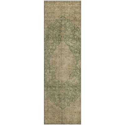 Premium Machine Washable Honig AMF1657 Global Rug