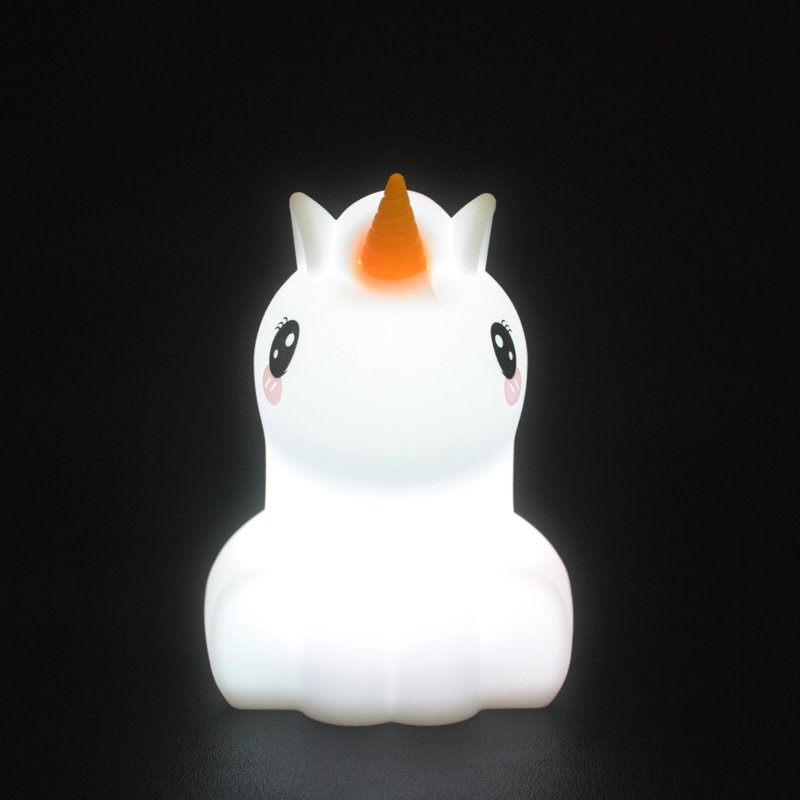 Veilleuse à DEL changeant de couleur licorne