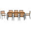 9 Piece Garden Dining Set-2114568247
