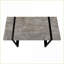 Desks: Industrial Contemporary 49” L Computer Desk, Grey Laminate Top, Black Metal Legs | Grey | Particle Board