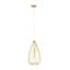 Hertel 1 - Light Gold Teardrop Pendant