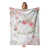 Couronne de papillons rose