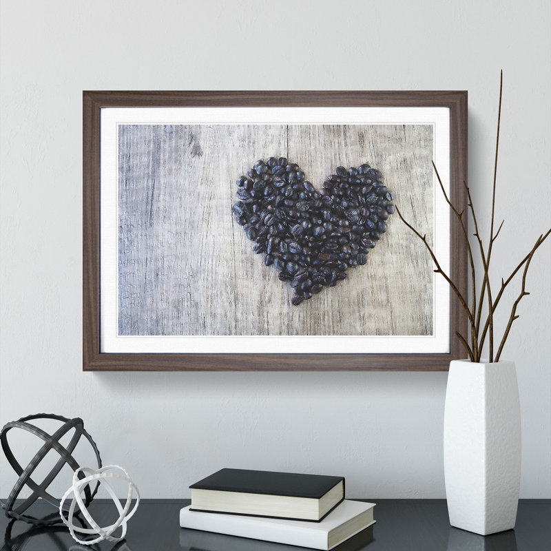 Coffee Beans Vol.1 - Framed Print, Walnut Framed, 27cm H x 36cm W x 2cm D