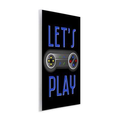 Art mural rétro «Lets Play Games» par Kim Allen