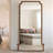French Vintage Bamboo-Pattern Floor-Mounted Full-Length Mirror In High Definition-118377228