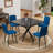 Neevin Mid Century Modern Square Dining Table for 4-6 People | Space-Saving Multi-Functional Table for Kitchen, Dining & Office-727813054