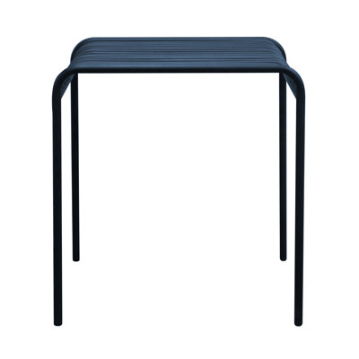 Table de salle à manger d'extérieur en acier l 28 po x P 28 po Abra