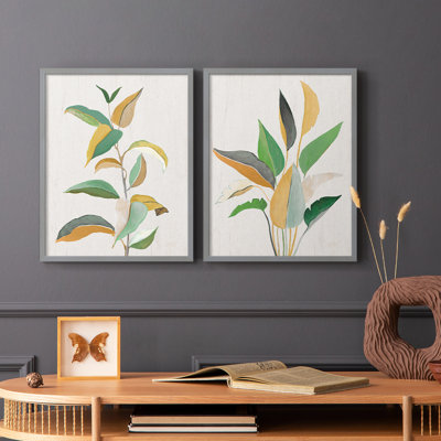 Touched with Sage I-Premium, reproduction encadrée - prête à être accrochée - aucun clou requis - aucun clou requis