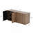 59 Inch Wide Rectangular Sideboard with 3D Water Ripple Pattern and Ample Storage