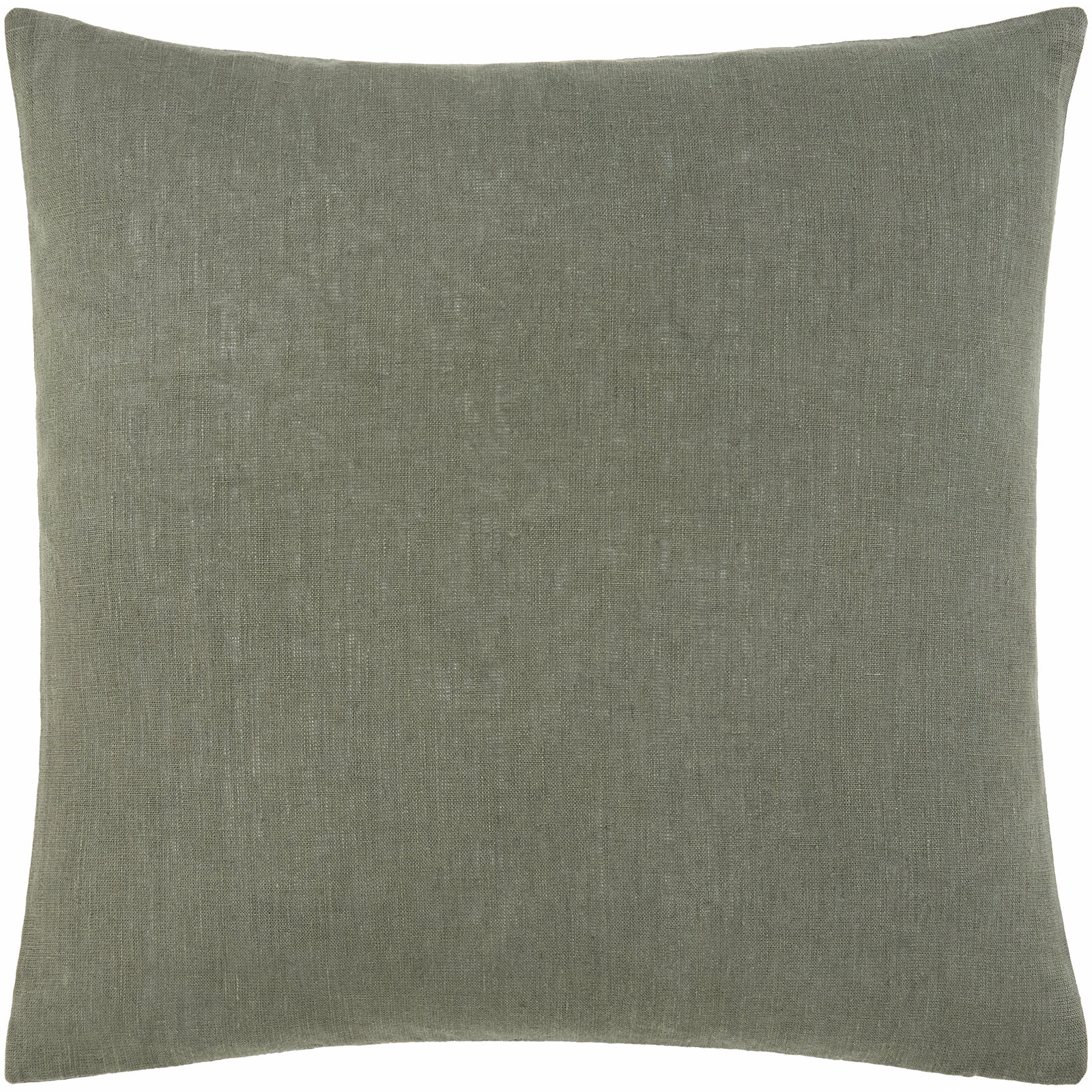 Lanie Linen Pillow Cover, Square 18", Dark Green