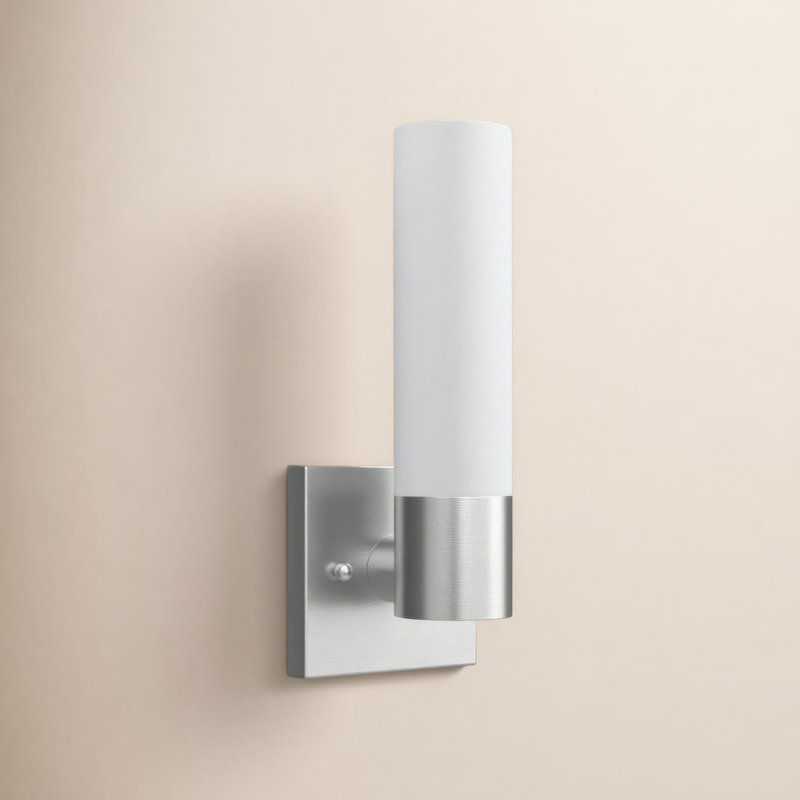 Fulton Armed Sconce, Brushed Nickel