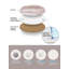  Ensemble de sous-verres en céramique 4 po avec support 4 po - 4 pièces-1264084050