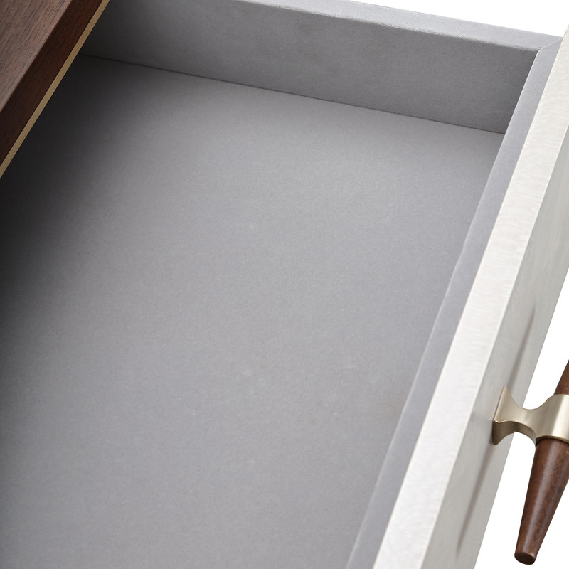 Coiffeuse avec miroir Houston - Noyer