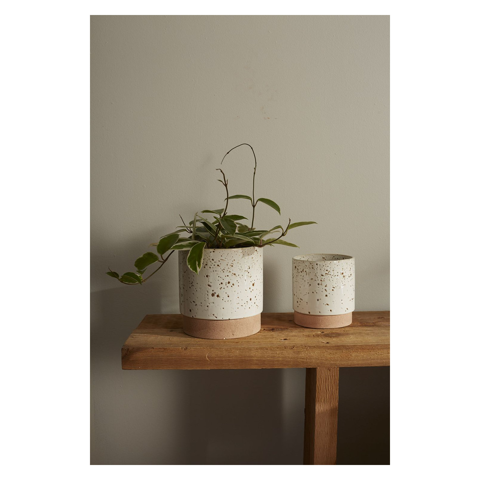 Kaesha Handmade Ceramic Pot Planter, 6.75" H x 6.5" W x 6.5" D