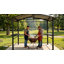 Pavillon de jardin en acier pour barbecue l 8 pi. x P 5 pi.
