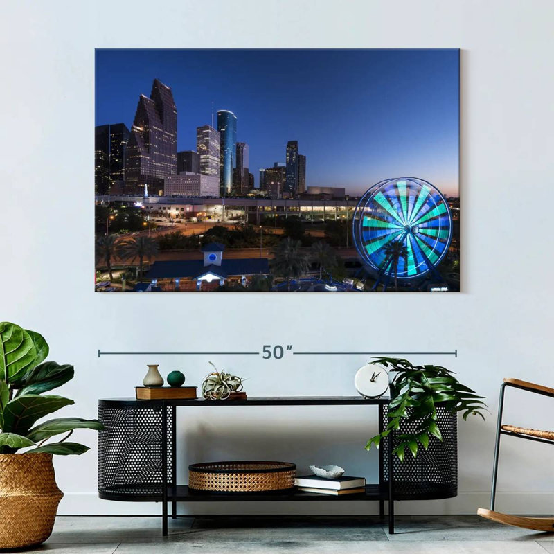 Sireci Houston Skyline, 34" H x 51" W