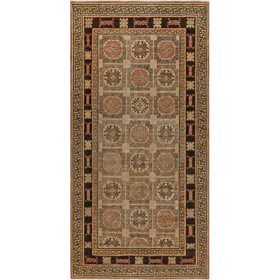 Vintage One-of-a-Kind Runner 4'6" X 9'2" Area Rug