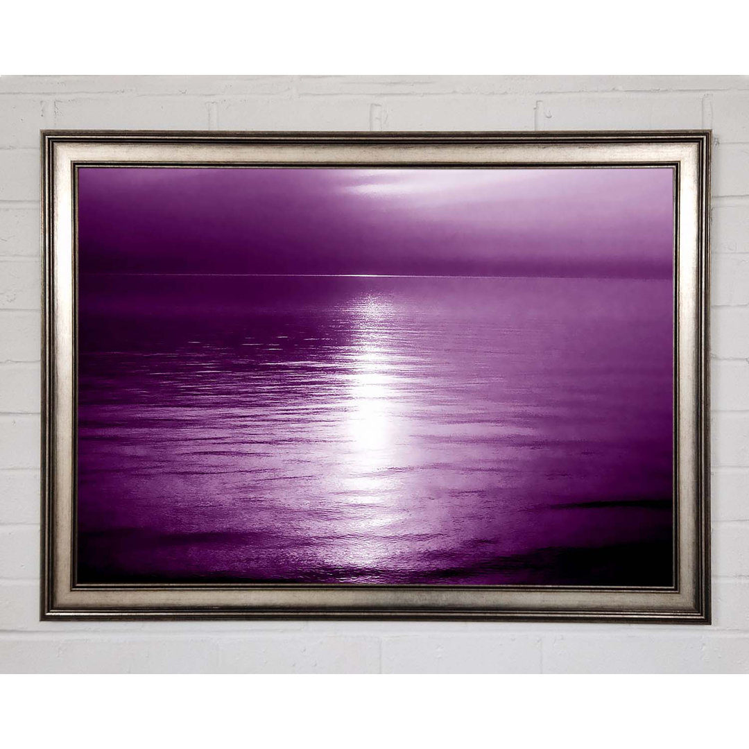 Gerahmtes Leinwandbild Serenity Mauve