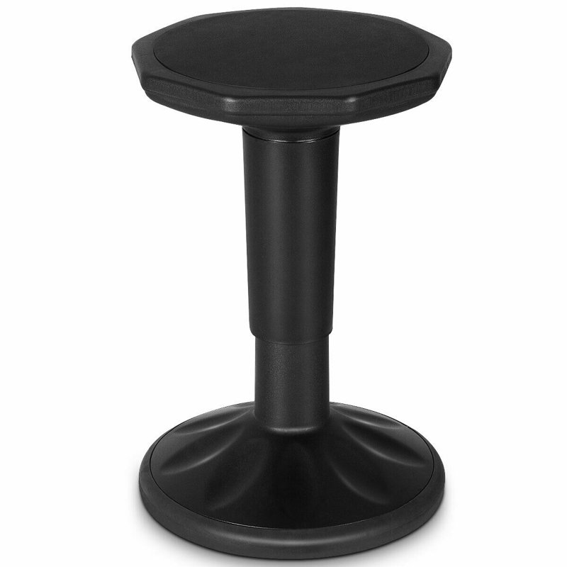 Tabouret d'apprentissage actif à hauteur réglable Daniels, Noir