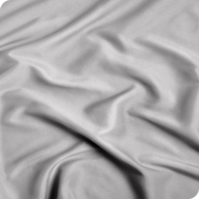 Fitted Bottom Sheet, Light Grey, Double