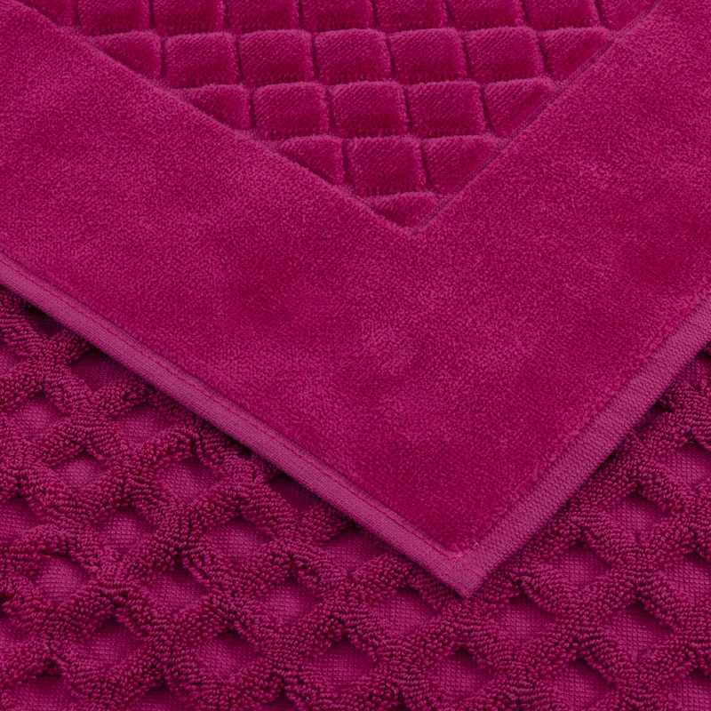 Etoile Bath Mat, Fuschia