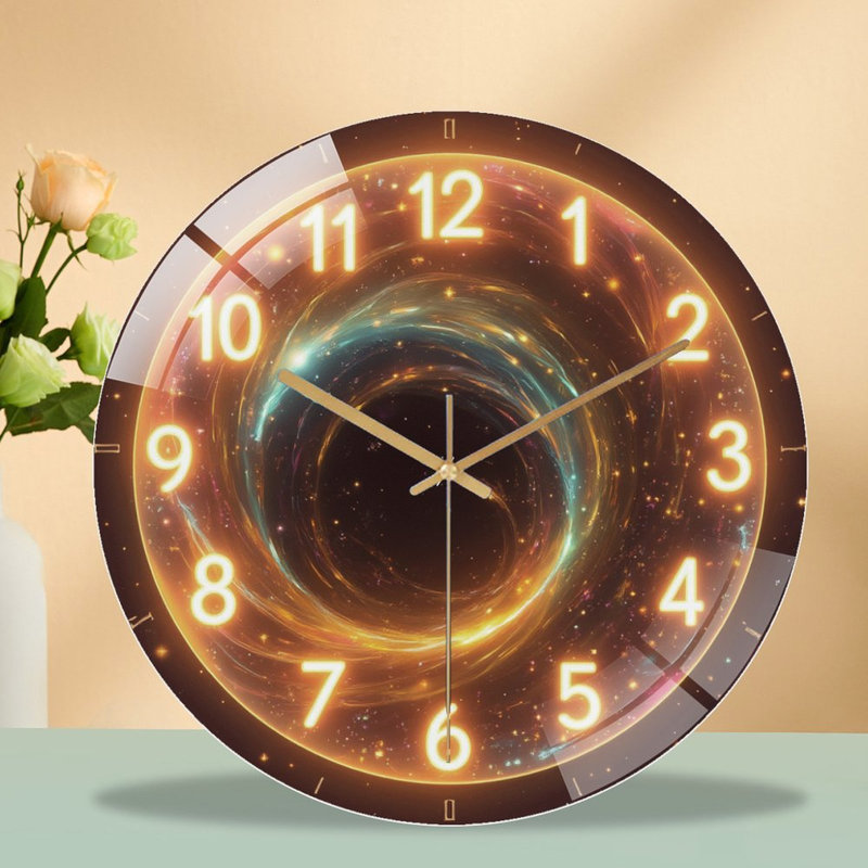 Horloge murale avec horloge murale 12 po