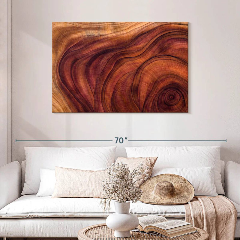 Motif de grain de bois Avery, H 30 po x l 45 po