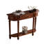 Console demi-cercle en bois massif brun-273227938