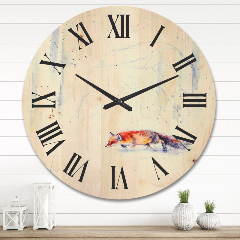 Horloge murale Fox, Très grand