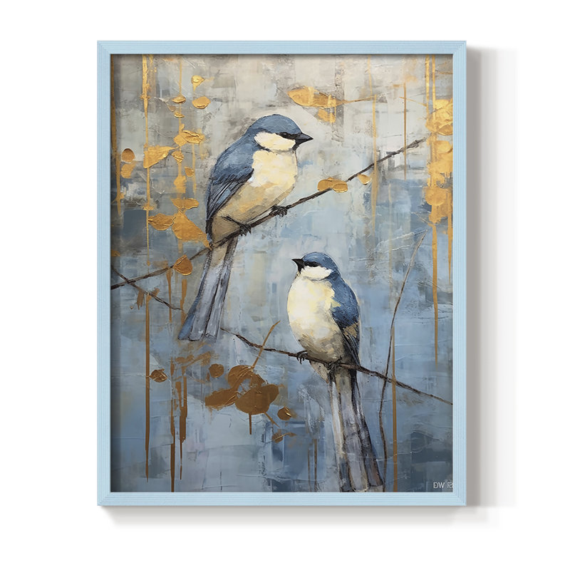 "ANIMALS Series Dxv", H 11 po x l 9 po, Bleu