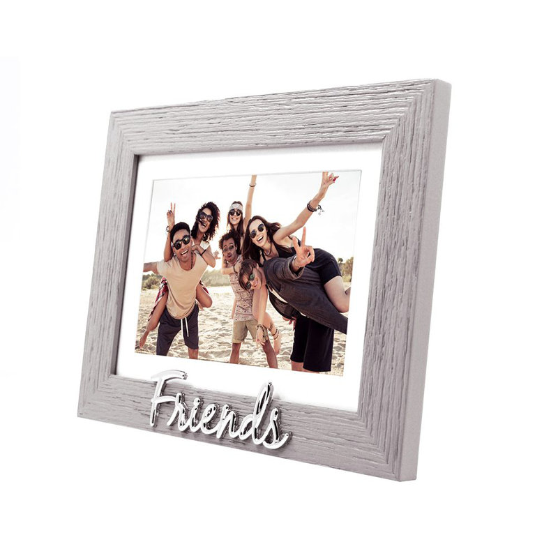 Diggins Grey Matte Picture Frame with Mat, Friends