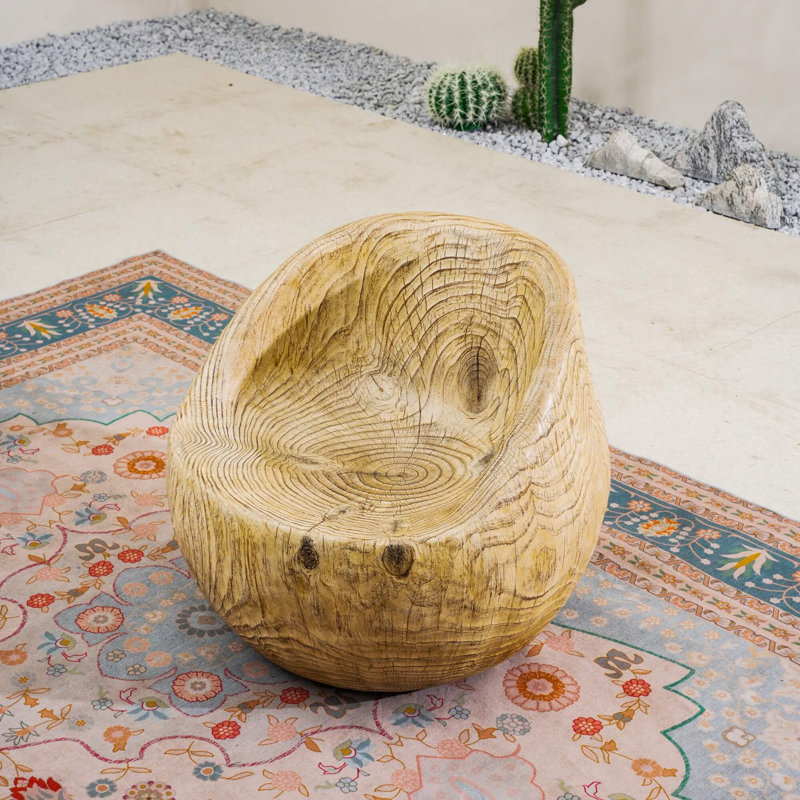 Fauteuil à une place - matériau composite Terrafab avec structure en fer