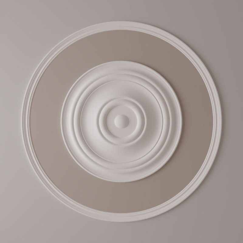 Ensemble d'anneaux de plafond Oxford 52 po x P 47 po x l 2 po x P 3/4 po, Paquet de 4 (forme un cercle complet)