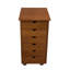 Commode à 6 tiroirs en bambou massif-2102192066