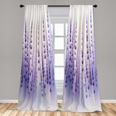 Semi Sheer Curtain Pair