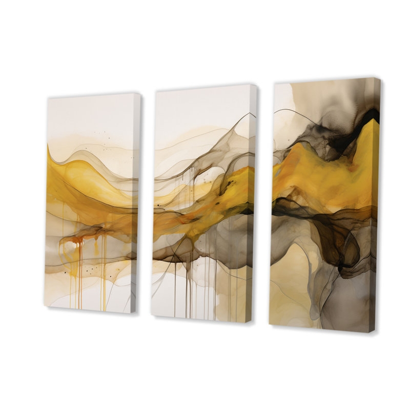 «Undefined Continuation», impression sur toile 3 pièces, H 32 po x l 48 po x P 1 po