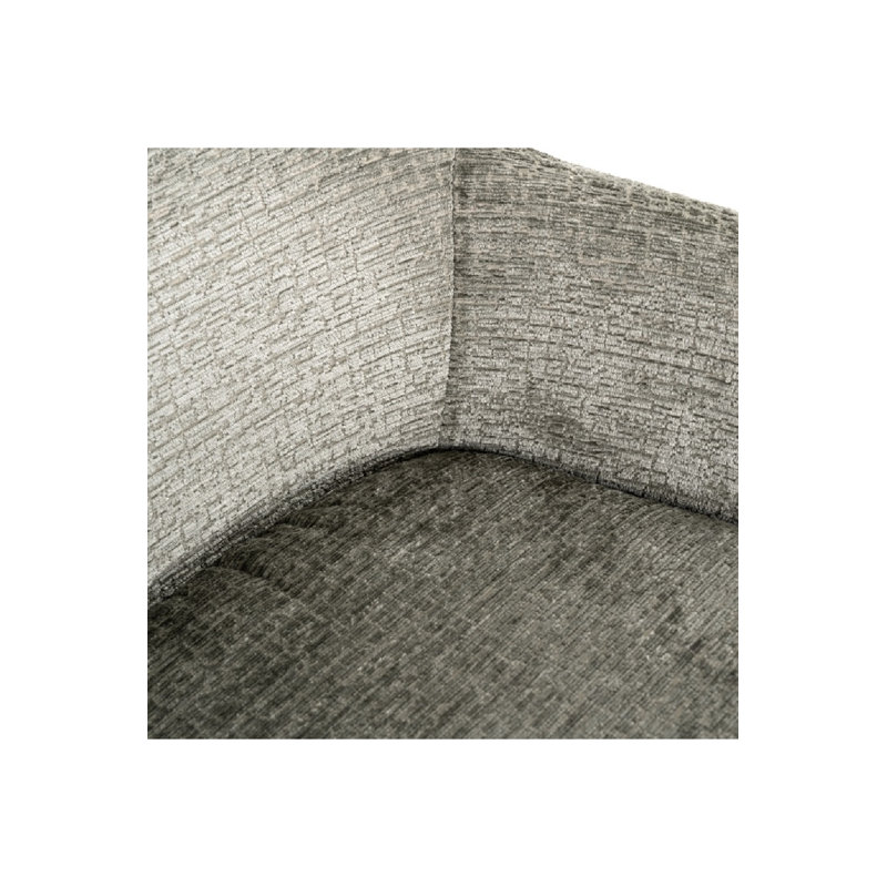 Fauteuil d'appoint Marlon, Polyester gris