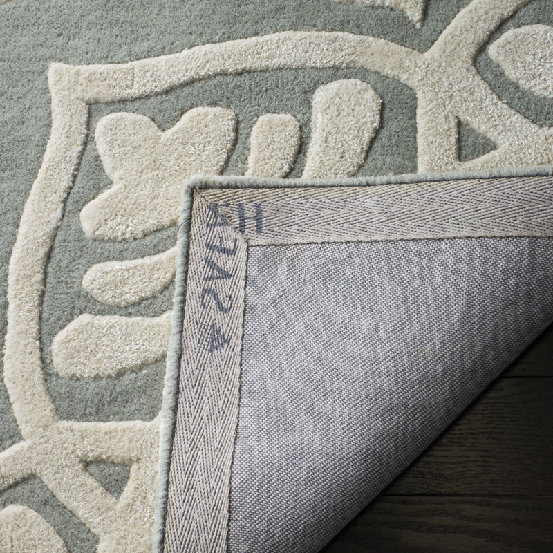 Cruz Hand Tufted Wool Geometric Rug, Runner 2'3" x 7'