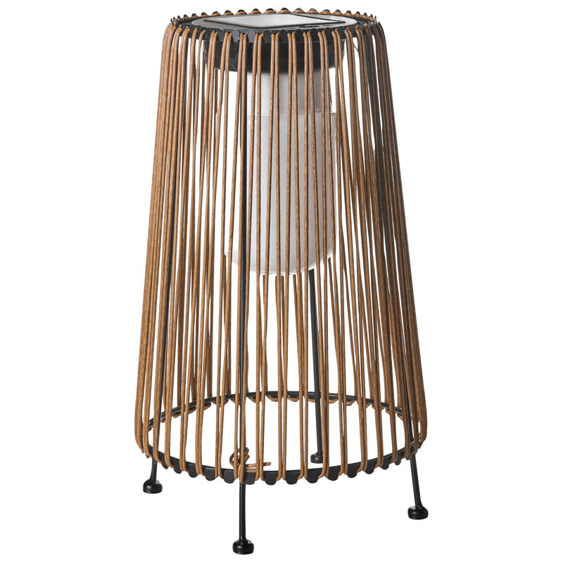 SEMLIKI Integrated LED Outdoor Lantern, 35cm H x 20cm W x 20cm D