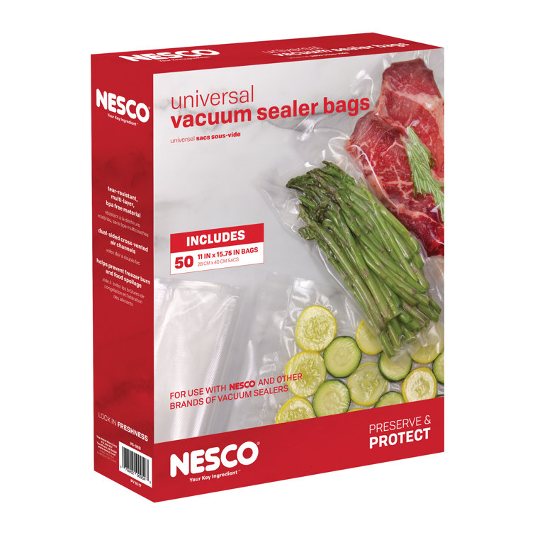  Black + Decker Vacuum Sealer Bags 8 x 20 Rolls, 2 Count, Use  for Sous Vide or Meal Prep, BPA Free, Dishwasher Safe, Tear Resistant, Safe  to Microwave, Boil, or Freeze 