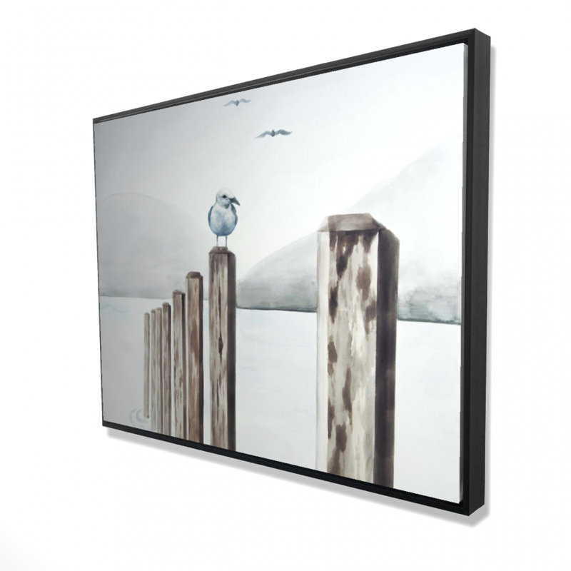 «Seagull At The Marina», reproduction sur toile