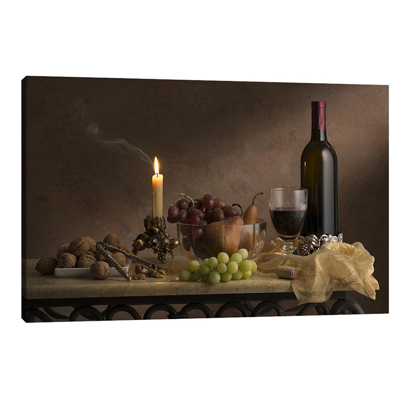Old Master Still Life by Barry Siedman - Wrapped Canvas Print, 41cm H x 61cm W x 4cm D