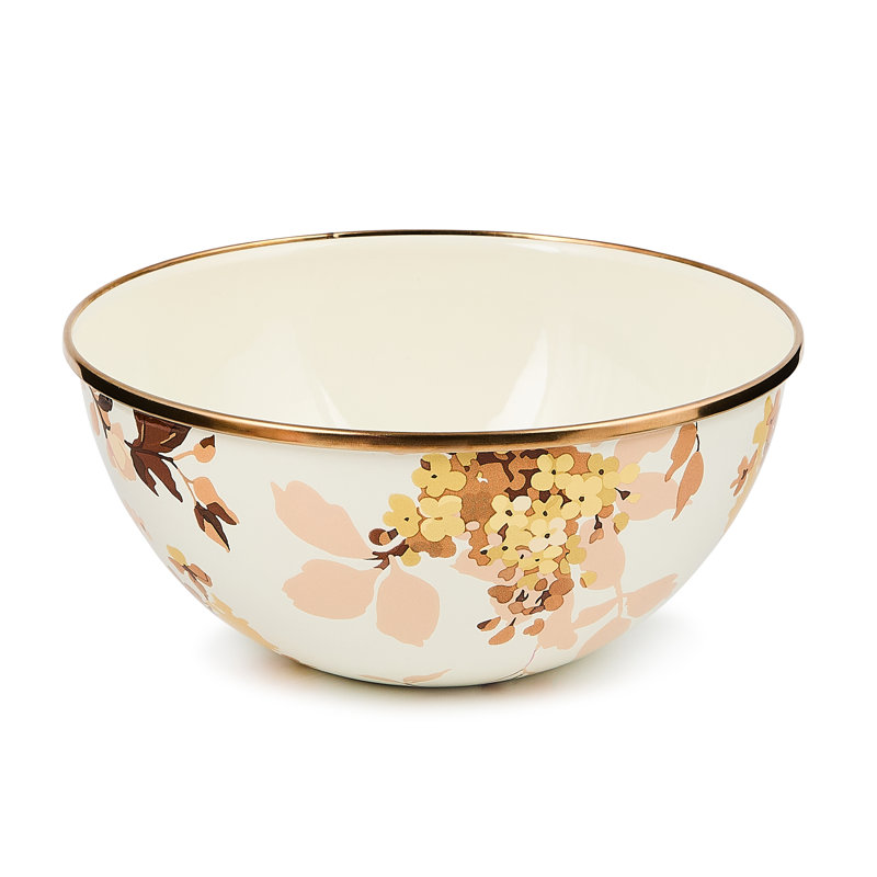 Wild Rose White Small Everyday Bowl, White