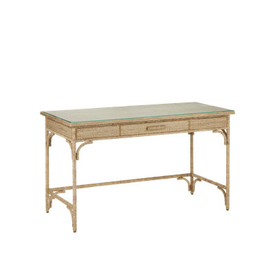 Olisa Glass Top Olisa Desk