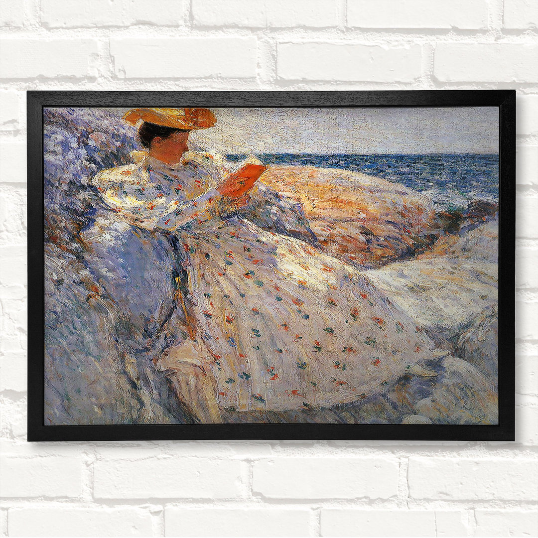 Hassam Sommer Sonnenlicht Gerahmter Druck