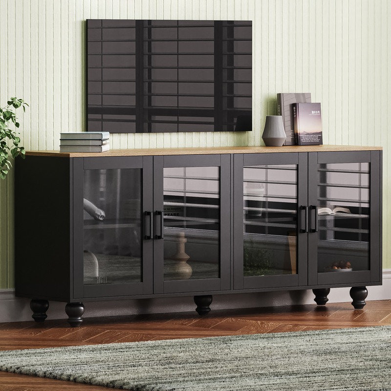 62.9'' Sideboard, Black