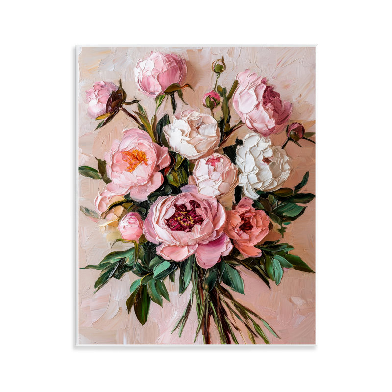 Bouquet de pivoines romantiques, par Petal Prints Design